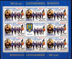 2010 - Gendarmerie Roumaine Mi No  6425 Kleinbogen I - Used Stamps
