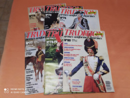 LOT 6 TRADITION MAGAZINE NUMEROS 74.75.76.77.78/79.80 - French