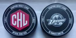 Ice Hockey - Official Game Puck IIHF Champions League 2021-22 HC Donbass Ukraine - Other & Unclassified