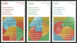 Liechtenstein 2021 Correo 1959/61 **/MNH 100º Aniv. Constitución Del Principado - Ungebraucht
