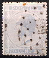 BELGIQUE                    N° 18a                       OBLITERE - 1865-1866 Profile Left
