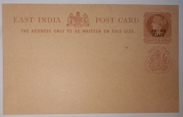 Br India Queen Victoria PS Card Jhind / Jind State - Jhind