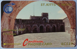 ST KITTS & NEVIS - GPT - STK-3C - Brimstone Hill Fortress - $20 - 3CSKC - 1990 - Used - St. Kitts & Nevis