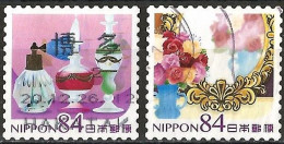 Japan 2020 - Mi 10472/73 - YT 10098/99 ( Greetings : Celebration Designs ) - Used Stamps