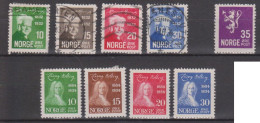 Norvège N° 155 à 163 Avec Charnières - Ongebruikt