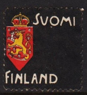 1900. SUOMI FINLAND. Mourning Stamp. Coat Of Arms. At Back "1 PENNI". No Gum.  (Michel Facit So1) - JF535606 - Neufs