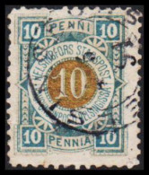 HELSINGFORS STADSPOST 10 PENNI. - JF535644 - Local Post Stamps