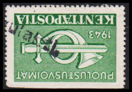 1943. FINLAND. KENTTÄPOSTA 1943 With Interesting Linecancel.  (Michel 2) - JF535649 - Militärmarken