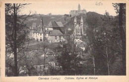 LUXEMBOURG - CLERVAUX - Château Eglise Et Abbaye - Carte Postale Ancienne - Clervaux