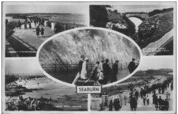 RP MULTIVIEW POSTCARDS A 5-VIEW-CARD-OF- SEABURN NORTHUMBERLAND - Autres & Non Classés