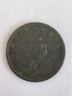 1806 Great Britain George III Half 1/2 Penny Coin, Fine - B. 1/2 Penny