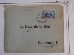 BW9 TURQUIE   BELLE LETTRE 1922 STAMBOUL A HAMBURG  GERMANY +TP SURCHARGE+AFF. INTERESSANT++ + - Covers & Documents