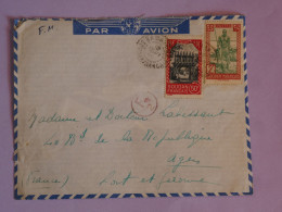 BW9 SOUDAN  BELLE  LETTRE  1940  ABAMAKO A AGEN FRANCE  ++AFF.INTERESSANT + - Lettres & Documents