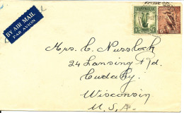 Australia Cover Sent Air Mail To USA - Lettres & Documents