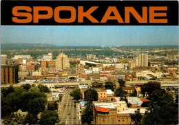 Washington Spokane Skyline Of The "Hub Of The Inland Empire" - Spokane