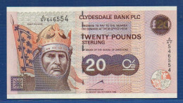 SCOTLAND - P.228b – 20 POUNDS 12.10.1999 UNC, S/n A/AY 546554 - 20 Pounds