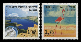 2017 Turkey 4398-4399 Fauna - Fish And Birds - Flamants