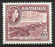 ANTIGUA...QUEEN ELIZABETH  II..(1952-22...)...." 1953..".....60c......SG131......(CAT.VAL.£13..)...........MH.... - 1858-1960 Kolonie Van De Kroon