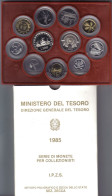 Italia Italy 1985 Divisionale Proof - Jahressets & Polierte Platten