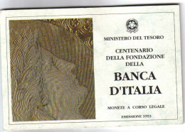 Italia Monetazione In Lire 1946-2001 100 + 200 + 500 Lire 1993 Fdc Banca D'italia - Jahressets & Polierte Platten