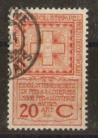 Suisse 1924 - 20 C - Timbre De Contrôle Loterie / Control Stempel  / Bolo Di Controle - Steuermarken