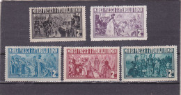 MAREA FRESCA A ATENEULUI ROMAN 5 STAMPS,MNH,ROMANIA. - Unused Stamps