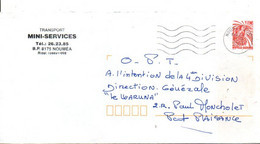 NOUVELLE CALEDONIE SEUL SUR LETTRE INTERIEURE 2001 - Covers & Documents