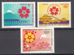 Dahomey 1970 Mi#419-421 Mint Never Hinged - Bénin – Dahomey (1960-...)