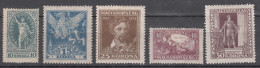 Hungary 1923 Mi#369-373 Mint Hinged - Unused Stamps