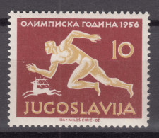 Yugoslavia Republic 1956 Sport Olympic Games Melbourn Mi#804 Mint Never Hinged - Nuevos