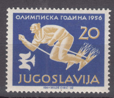 Yugoslavia Republic 1956 Sport Olympic Games Melbourn Mi#806 Mint Never Hinged - Nuevos