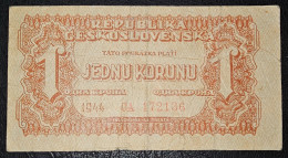 CZECHOSLOVAKIA- 1 KORUNA 1944. - Tsjechoslowakije