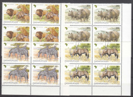 Hungary 1997 Animals Mi#4450-4453 Mint Never Hinged Pieces Of 4 - Unused Stamps