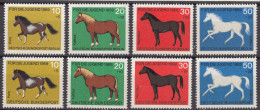 Germany West (Berlin) And Bundes 1969, Children Animals Horses, Mint Never Hinged - Neufs