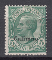 Italy Colonies Aegean Islands Egeo Calimno (Calino) 1912 Sassone#2 Mi#4 I Mint Hinged - Ägäis (Calino)