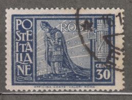 Italy Colonies Aegean Islands Egeo Rhodes (Rodi) 1932 Sassone60 Perf. 14, Used - Ägäis