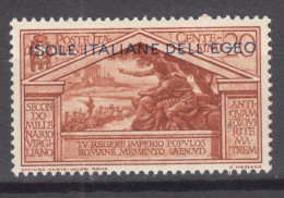 Italy Colonies Aegean Islands Egeo 1930 Sassone#22 Mint Hinged - Aegean