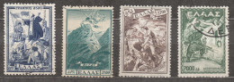 Greece Airmail 1952 Mi#588-591 Used - Usados