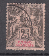 French Congo 1892 Yvert#19 Used - Usados
