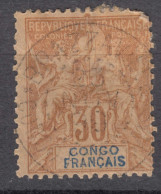 French Congo 1892 Yvert#20 Used - Usados