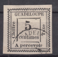 Guadeloupe 1884 Timbres-taxe Yvert#6 Used - Usati