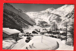 ZWA-08  Saas-Fee Postauto Car Postal  Alphubel.  Gelaufen 1965  Klopfenstein 8340 - Saas-Fee