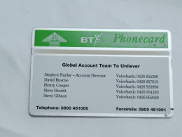 United Kingdom-(BTI059)-GLOBAL ACCOUNT TEAM-(69)-(10units)(306C88596)(tirage-2.000)price Cataloge-4.00£-mint) - BT Emissions Internes