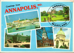 Maryland Annapolis Greetings With Multi View - Annapolis