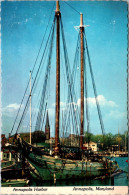 Maryland Annapolis Harbor Showing Typical Chesapeake Bay Schooner - Annapolis