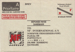 DANEMARK LETTRE REPONSE PAYEE - Brieven En Documenten