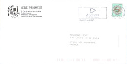 ANDORRE SEUL SUR LETTRE  POUR LA FRANCE 2007 - Storia Postale