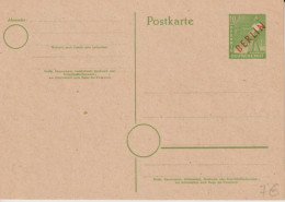 1949 - BERLIN - CARTE ENTIER Mi. P1 NEUVE - Postkaarten - Ongebruikt