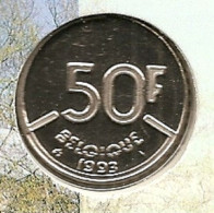 50 Frank 1993 Frans * Uit Muntenset * FDC - 50 Frank