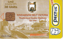 Nº263  TARJETA DE MALTA  DE FONDAZZIONI BELT VICTORIA - Malta